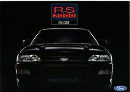 Ford Escort RS 2000 - Original-Prospekt