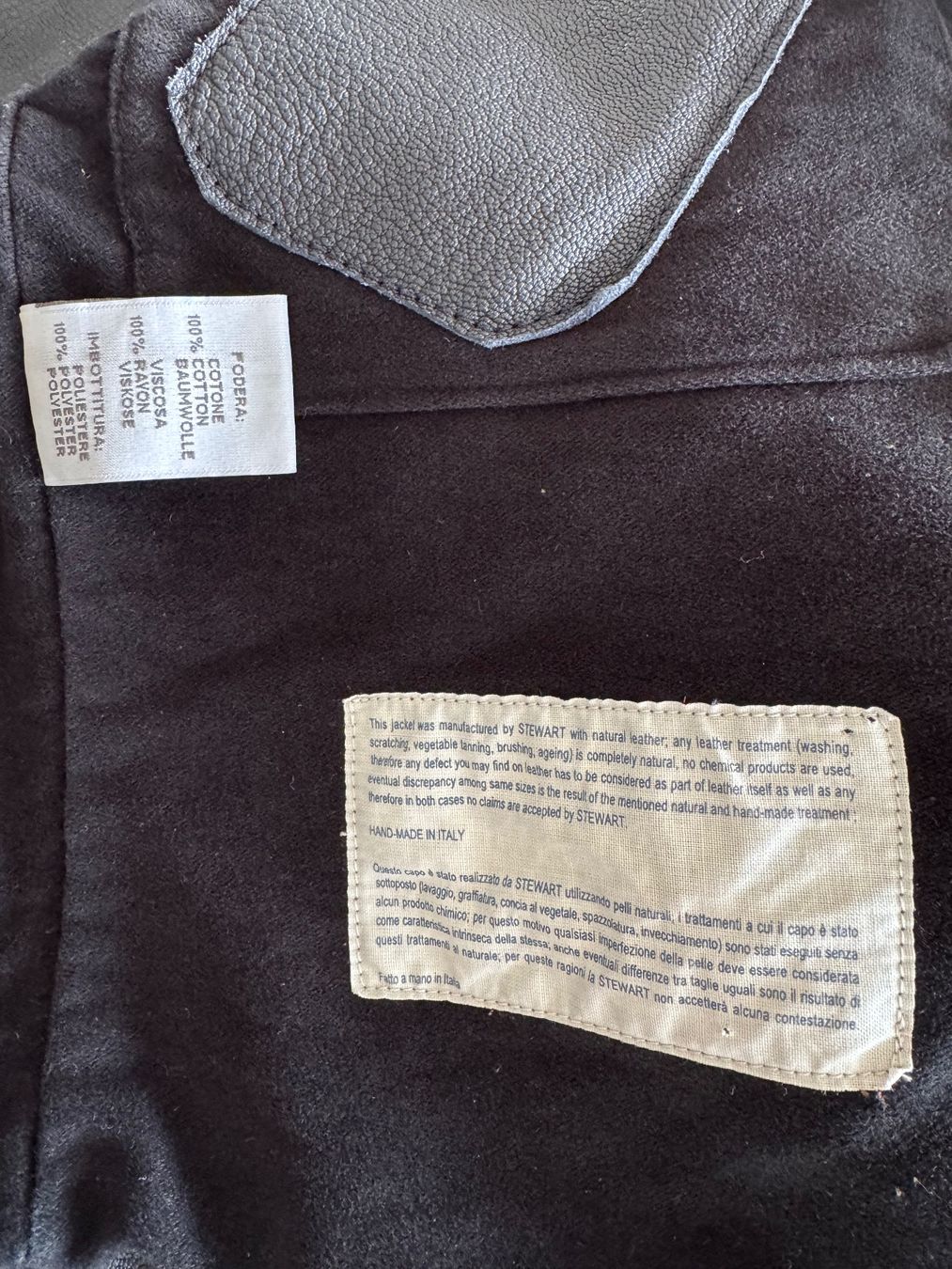 Stewart Giacche: Stewart Herrenlederjacke schwarz – Usato da Kloten venduto da mybestbrands 9