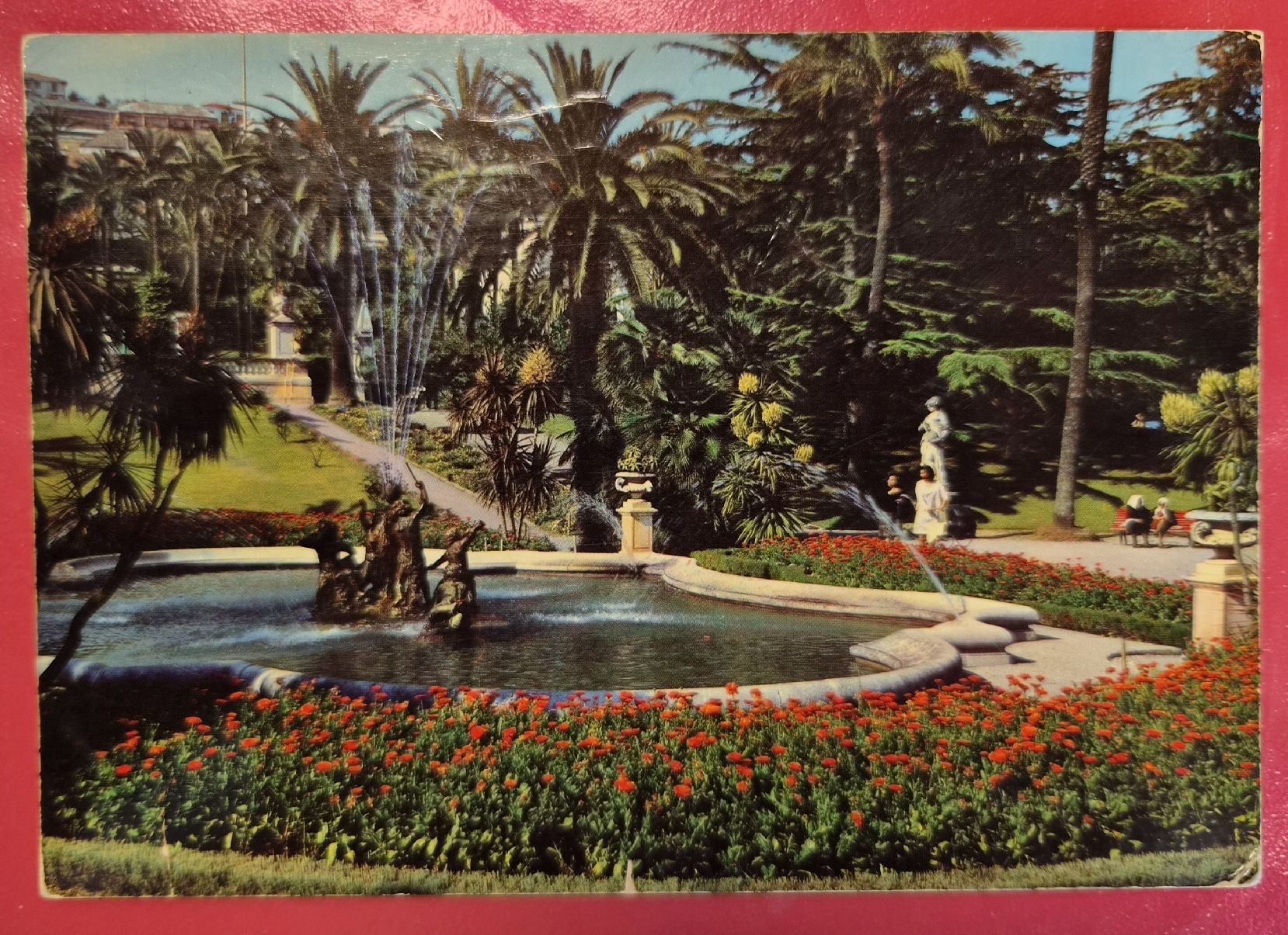 Ansichtskarten: Sanremo Giardini Ormond 1980 – Gebraucht aus Melchnau von Arthurius