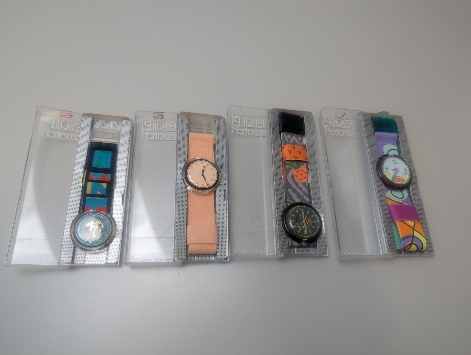 Swatch Uhren: 4x POP Swatch, ungetragen – Neu (gemäss Beschreibung) aus Wauwil von MEC-NET