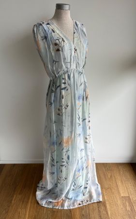 FRACOMINA Maxi-Kleid mit Seide Gr. L - NEU OVP ca. 200 Euro