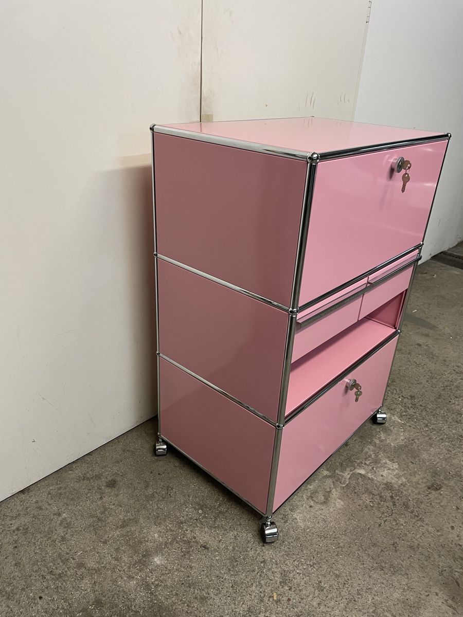 USM Étagères: Usm Haller Rollmöbel True Pink – D'occasion à Basel par M.Secondhand 1
