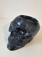 Totenkopf Deko Kerzenhalter schwarz Europa Park