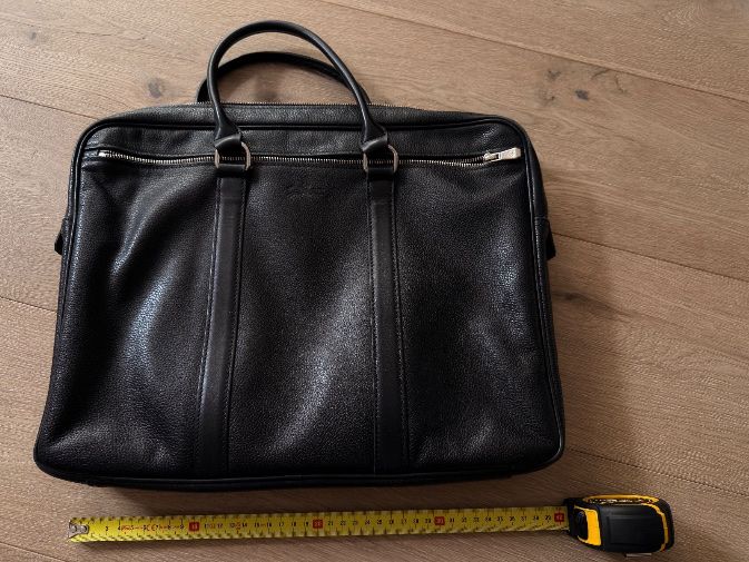 Longchamp Borse: Longchamp Tasche aus schwarzem Leder – Usato da Fahrweid venduto da ale_sst2