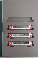 Kato N - Glacier Express Art. 10-1146 mit 3 Personenwagen