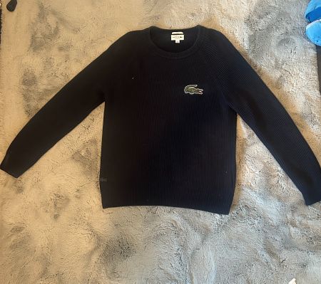 Lacoste Navy Blue Strickpullover (Big Logo)
