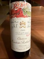 Weinflasche Château Mouton Rothschild 1989