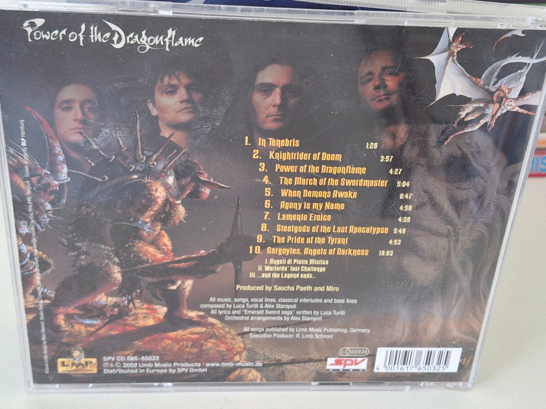 CD: CD CD Rhapsody - Power of the Dragonflame – Usato da Aarberg venduto da Jackup1 1