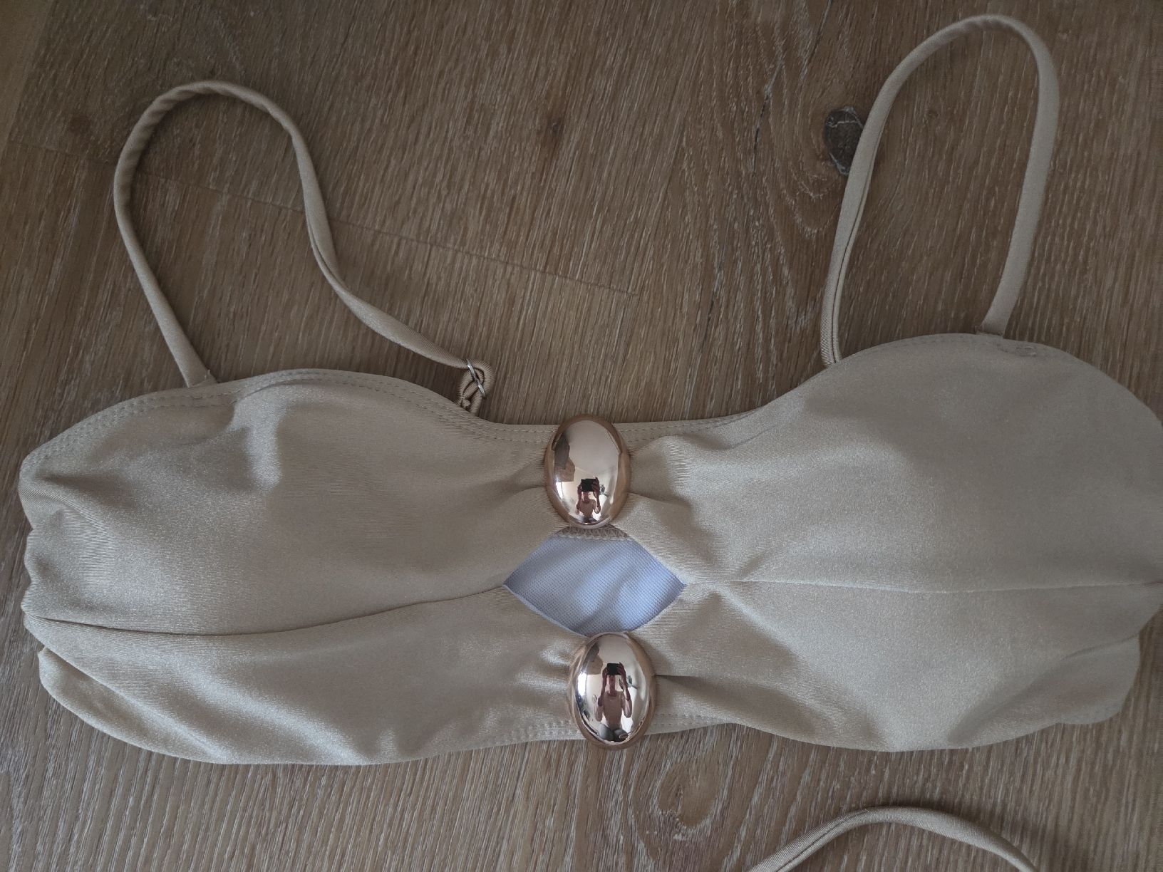 Costumi da bagno & Bikini: Gold Bikini Set Gr. S/M, neu. – Nuovo (secondo la descrizione) da Pfäffikon ZH venduto da e13_x2n5 2