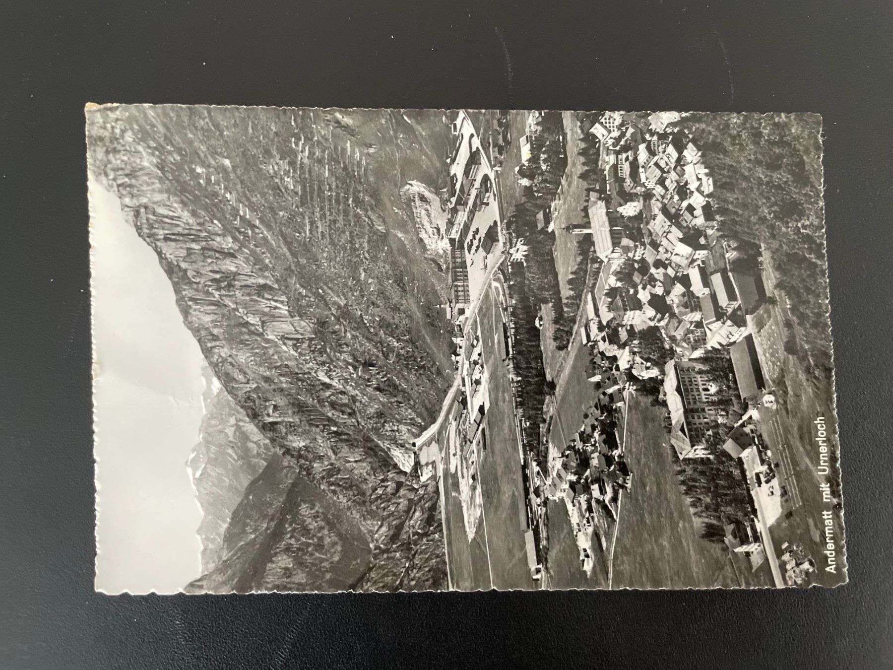 Ansichtskarten: AK UR Andermatt mit Urnerloch – Gebraucht aus Thal von Danny82