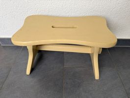 Schemel  Hocker  Blumenhocker   Holz  lackiert  Vintage
