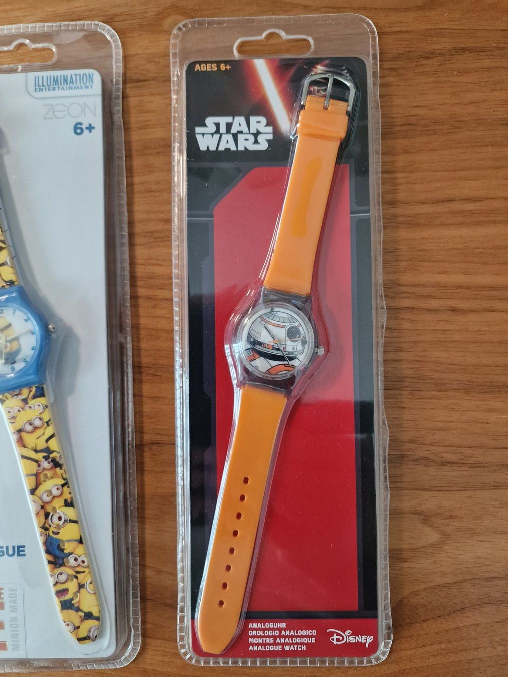 Orologi: Kinder-Uhren im Set: Star Wars, Minions, Mickey, Neu & OVP – Nuovo e nell'imballaggio originale da Zürich venduto da Allerlei_Shop 4