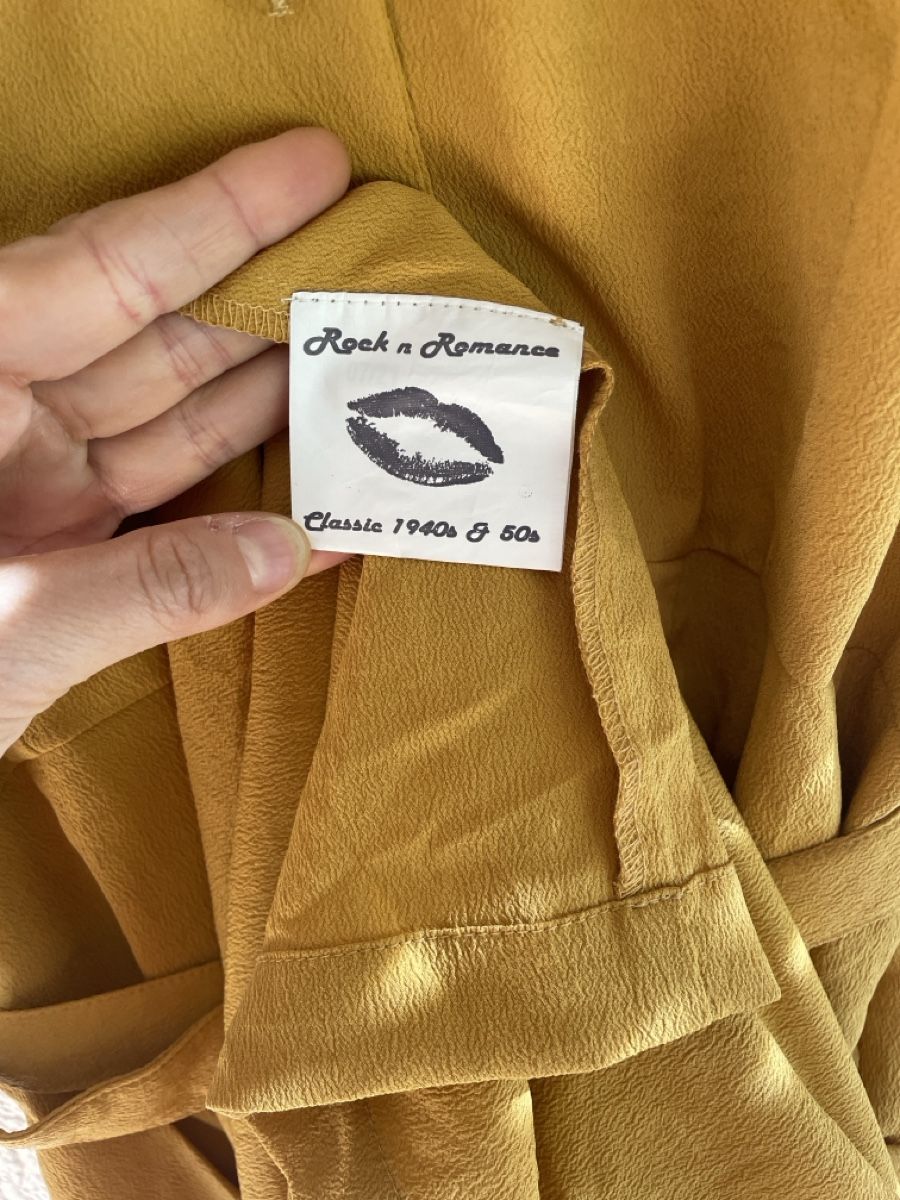 Vestiti: Robe vintage jaune 1940 – Usato da Martigny venduto da Lea_lucci 3