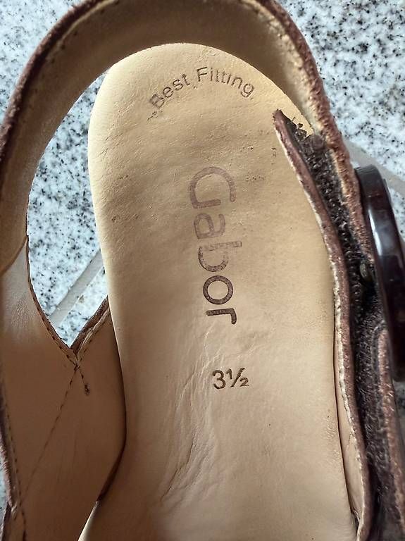 Damenschuhe: GABOR Gr. 3,5 braun – Gebraucht aus Siebnen von mardie09 1