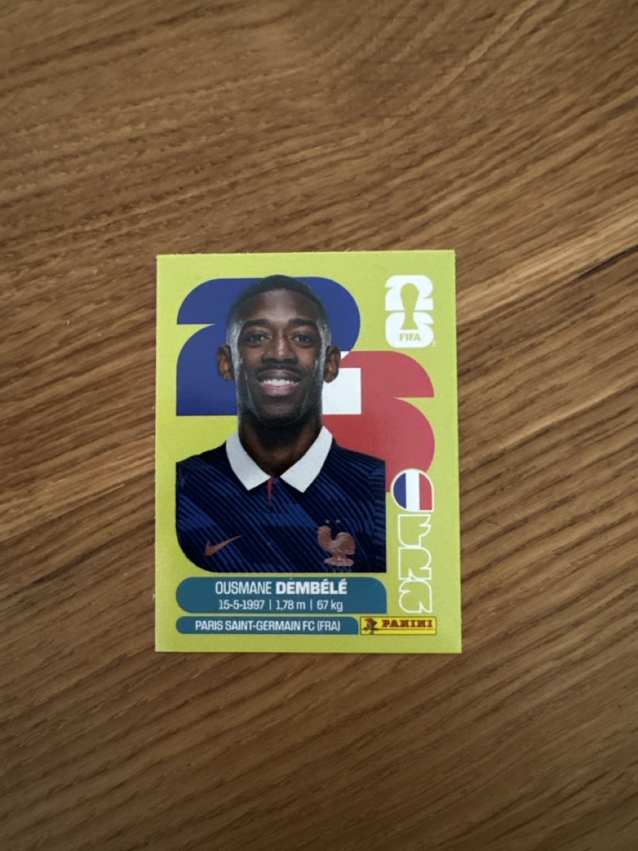 Panini Carte collezionabili: WM Panini 2026 Ousmane Dembélé – Nuovo (secondo la descrizione) da Salmsach venduto da kim_686b