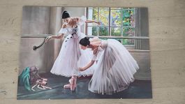 Poster Ballet Ballerinas, 50 x 70 cm, mit Rahmen ohne Glas