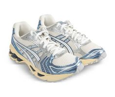 ASICS Gel-Kayano 14 Cream Metallic Blue Gr 42.5