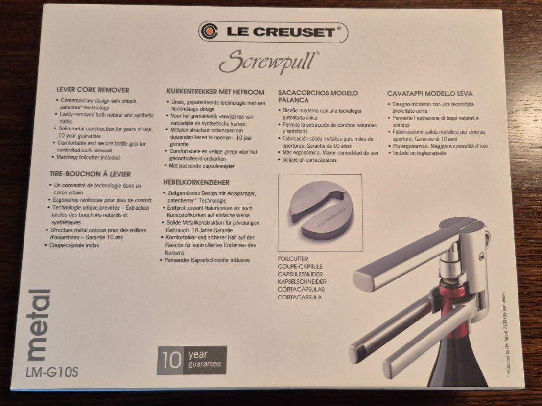 Le Creuset Apribottiglie & Tappi per chiusura: Screwpull Leverpull Hebelkorkenzieher von LE CREUSET – Usato da Eggersriet venduto da Fredb 3