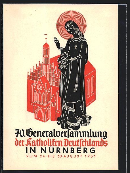 Cancelleria postale: Nürnberg, 70. Generalversammlung der Ka – Usato da Berlin venduto da bartko-reher