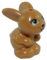 LEGO 34050pb01 Medium Nougat Bunny / Rabbit, Friends