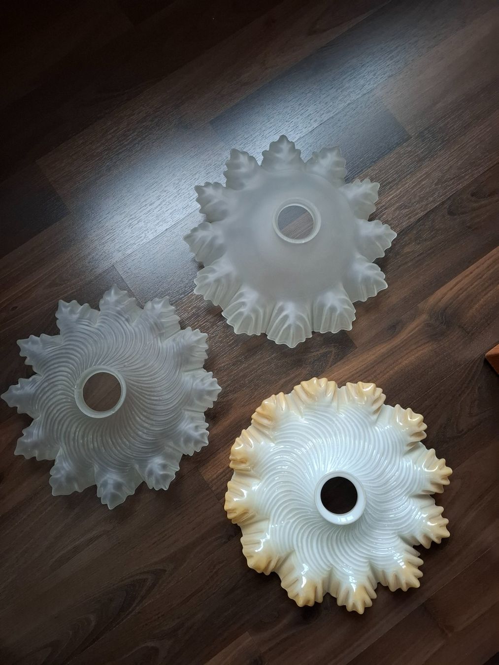 Paralumi: Jugendstil Lampenschirme 3x – Usato da Niedergösgen venduto da Johny10 1