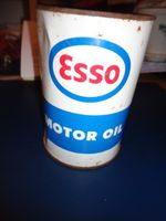 Alte ESSO Oel Dose Kanister Motorenoel Benzin