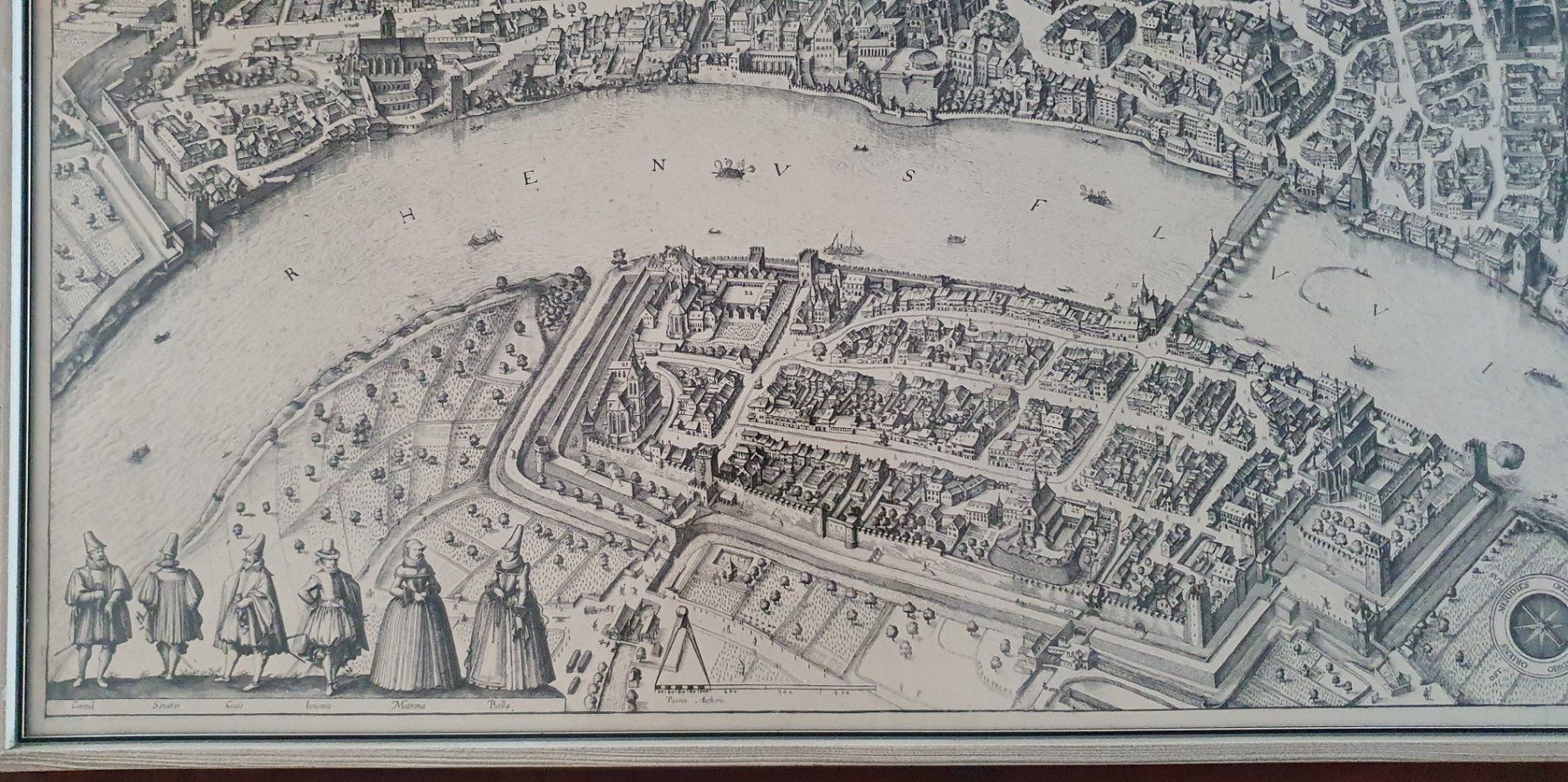 Foto & Immagini: Grosses Bild - Stadtplan Basel nach Merian – Usato da Kreuzlingen venduto da Rschweiz1 1