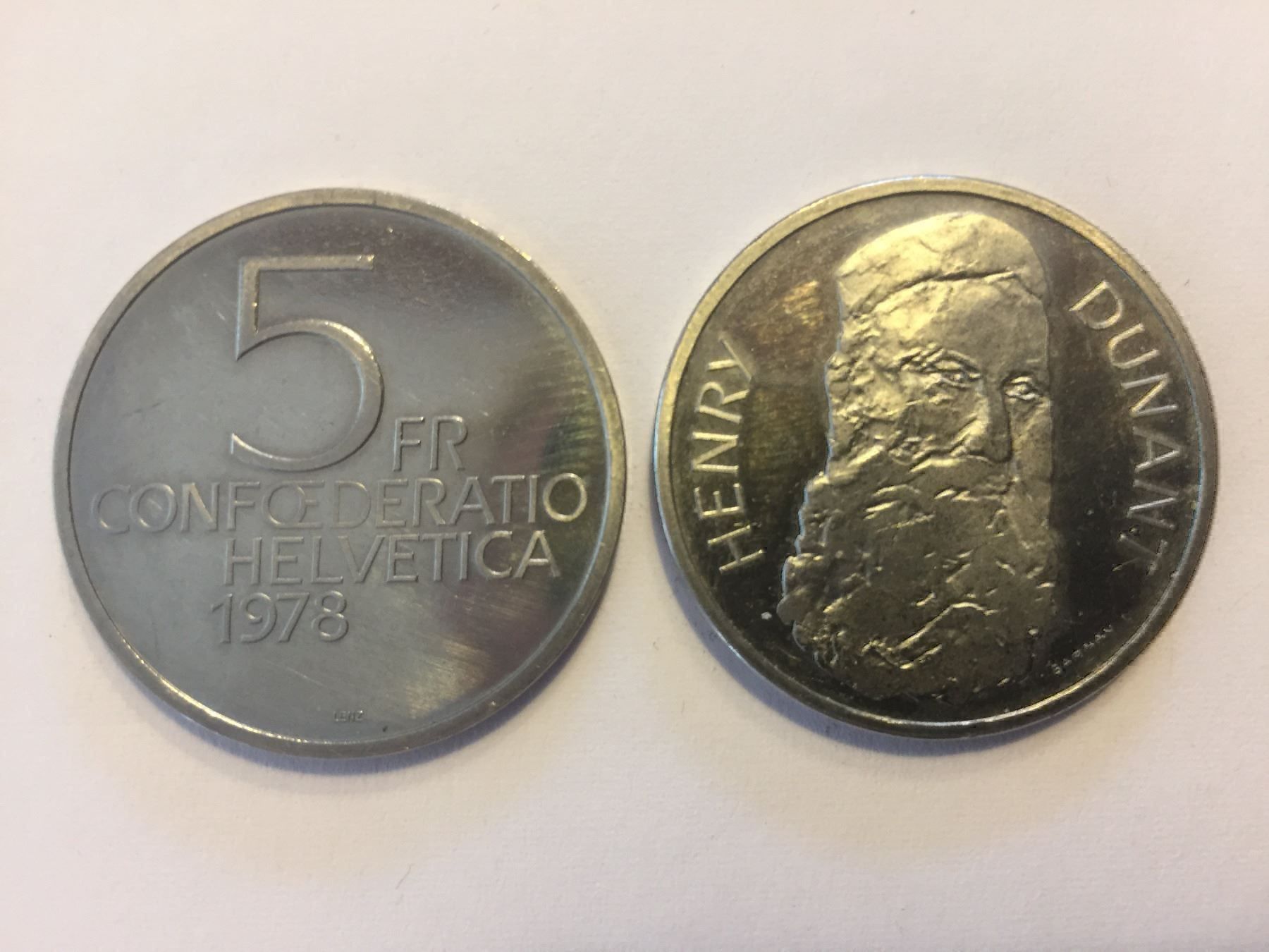 Tutti le monete: HENRY DUNANT – Nuovo (secondo la descrizione) da Courfaivre venduto da Bernard1959