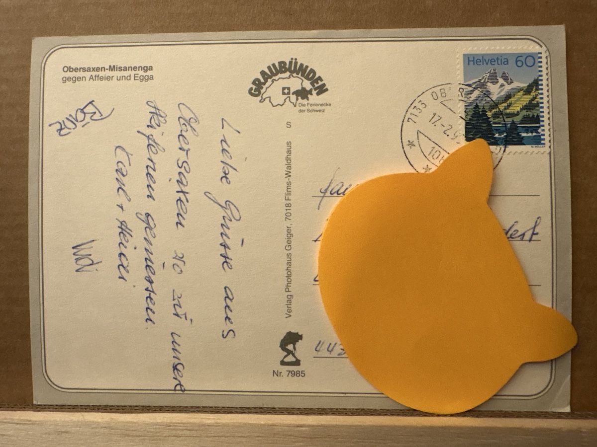 Cartoline postali: AK von Obersaxen Misanenga – Usato da Rümlang venduto da Kartenpost1 1