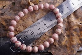 Rhodochrosit   7.8mm   Top  Kugel  Armband   Topstone