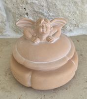 Terracottage Dose mit Putto Deckel  Neu