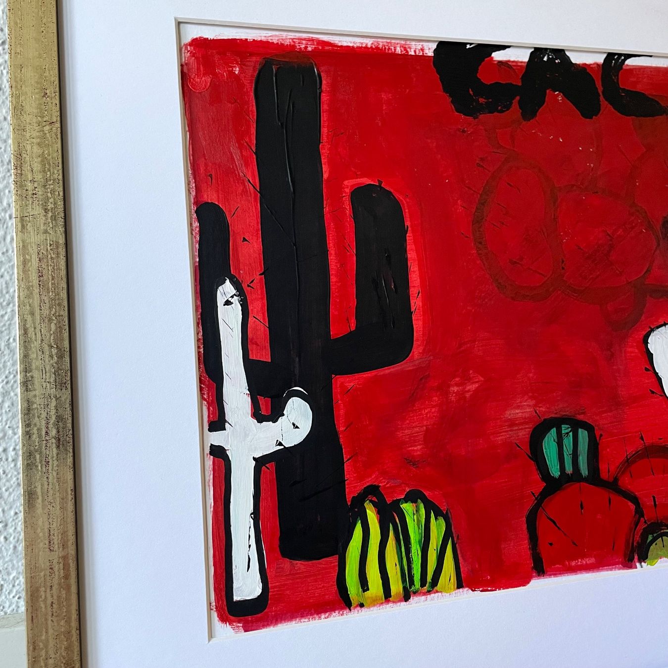 Tableaux: Cactus Kaktus Kunst Expressionismus Farben Acryl Bammert – Neuf (Voir description) à St. Niklausen LU par Stefan_Bammert_Art 1