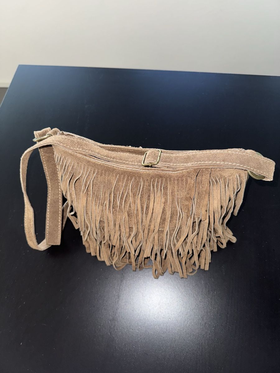 Borse da donna: Wildleder Fransen Tasche, beige, Top Zustand – Nuovo (secondo la descrizione) da Zürich venduto da Jen10 8