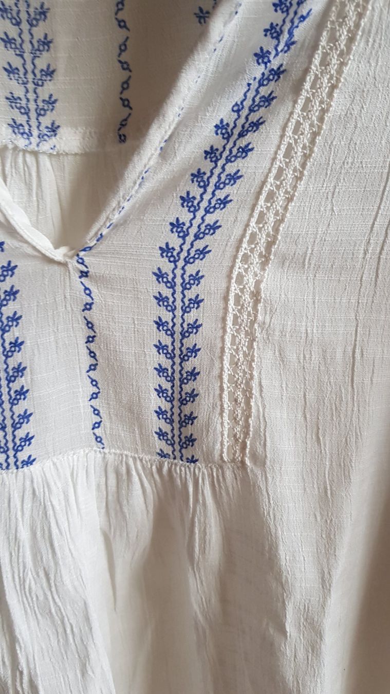 Zara Camicette: Zara Bluse Tunika Folklore Ethno 36 – Usato da Menznau venduto da Valinor 3