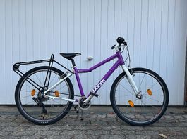Woom 5 Kinderfahrrad, 24 Zoll  mit Gepäckträger