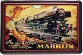 Blechschild-MÄRKLIN-DAMPFLOKOMOTIVE-ZUKU