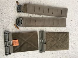 Lindnerhof Adapter Hakenschnalle Set | Steingrau | MOLLE