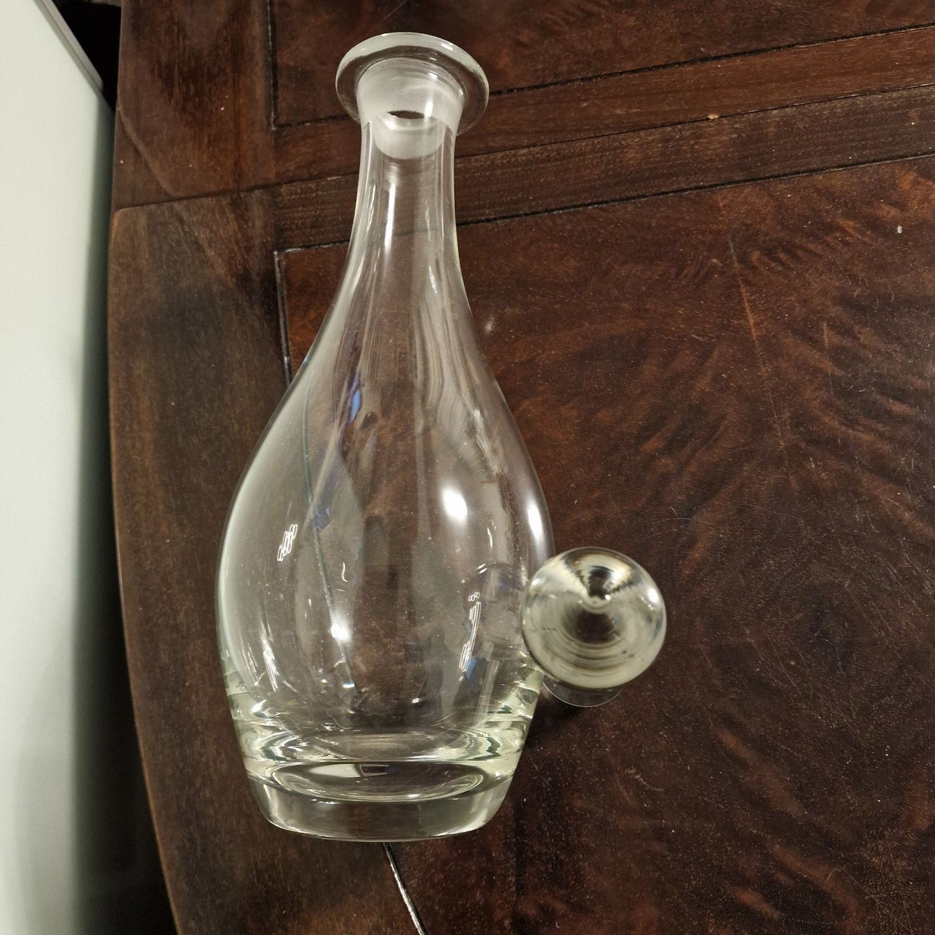 Karaffen: Dekorative Vintage-Kristallkaraffe mit Glasstopfen. – Gebraucht aus Birr von dem_9xtm 3
