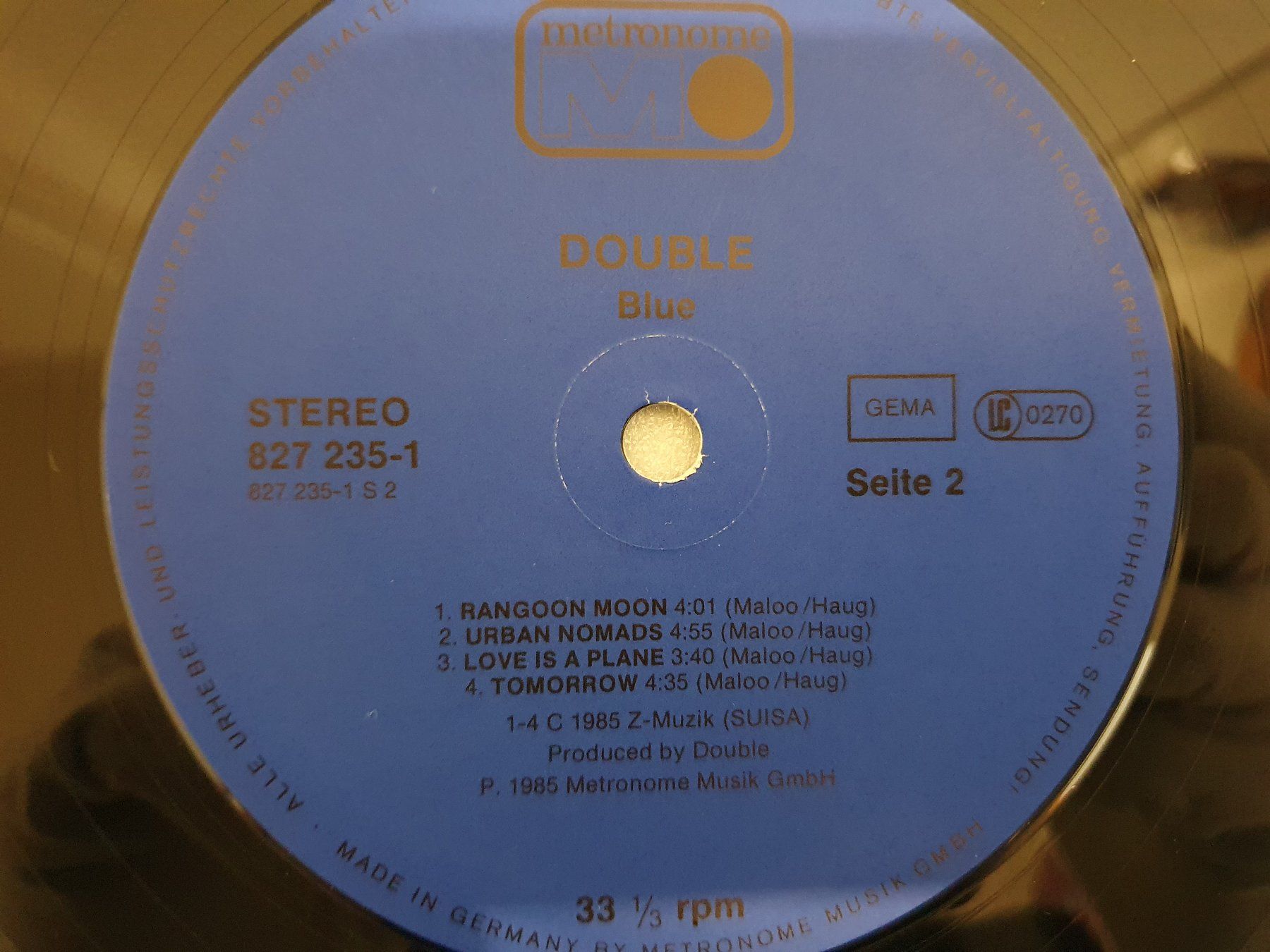 Dischi in vinile: Double – Blue – Usato da Uster venduto da Vinyl-Leidenschaft 5