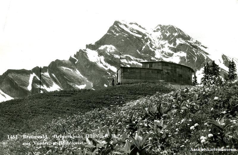 Cartoline postali: Braunwald - Oristockhaus + 1957 – Usato da Emmenbrücke venduto da teestube