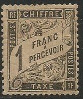 Timbre de 1881/92 ( France / Taxe )