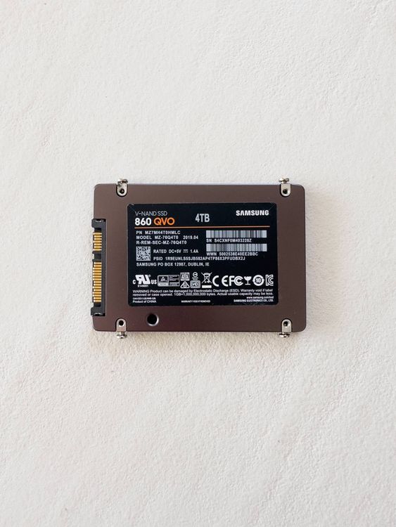 Samsung SSD 4 TB !!! 860 QVO (Gebraucht) in Thun für CHF 149 – mit ...