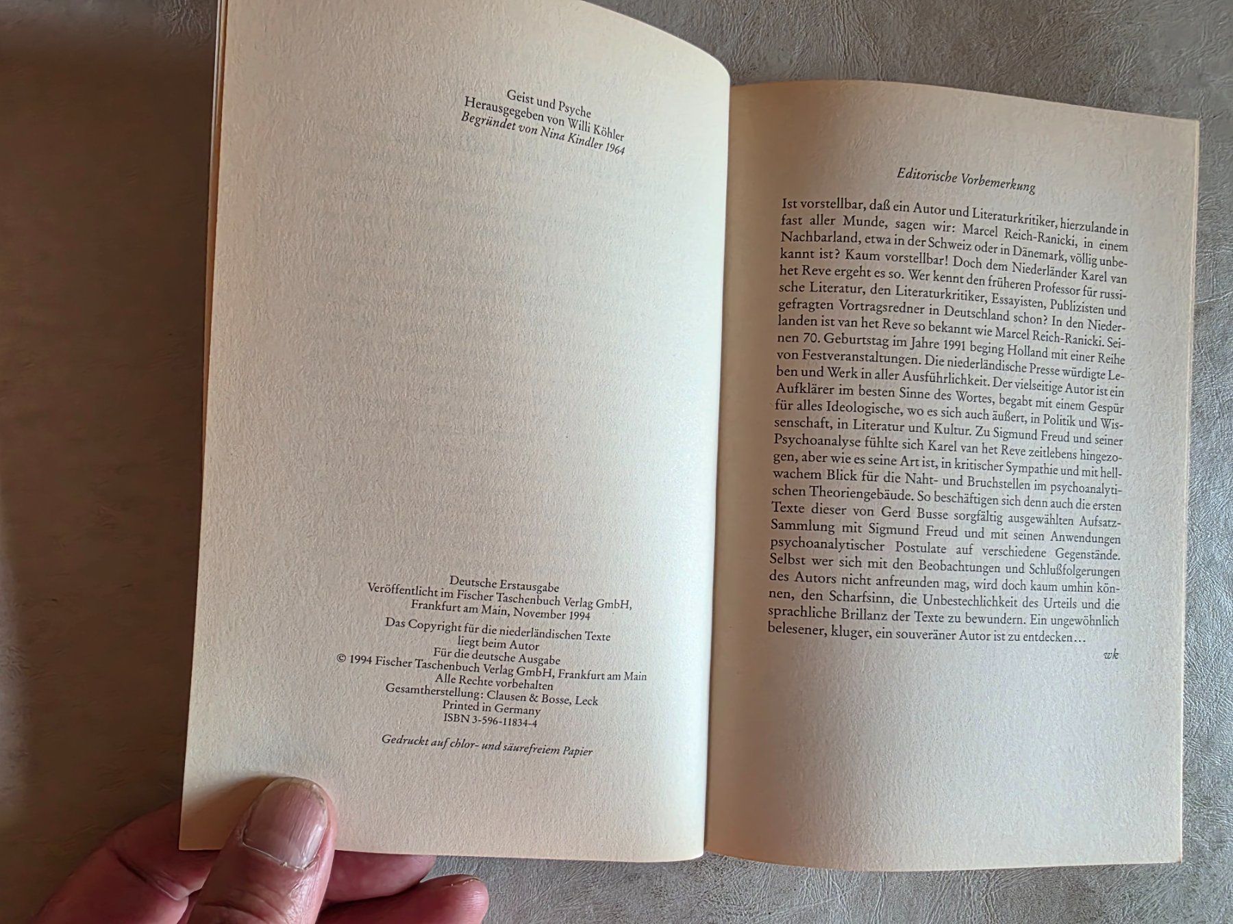 Libri: Dr. Freud und Sherlock Holmes - Karel van het Reve - 1994 – Usato da Walterswil BE venduto da Lonitti 3