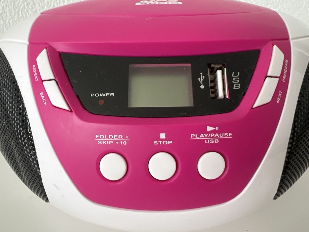 Durabase Lecteur media portable: Durabase CD-Player Radio mit USB Rosa Weiss – D'occasion à Gossau SG par Olivera11 2