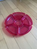 Pinke Servierplatte für Apéro Blume Y2k