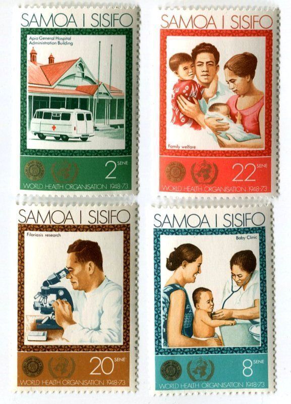 Tous les timbres: Briefmarken "WHO". Samoa i Sisifo – Neuf avec emballage d'origine à Basel par Butsch5