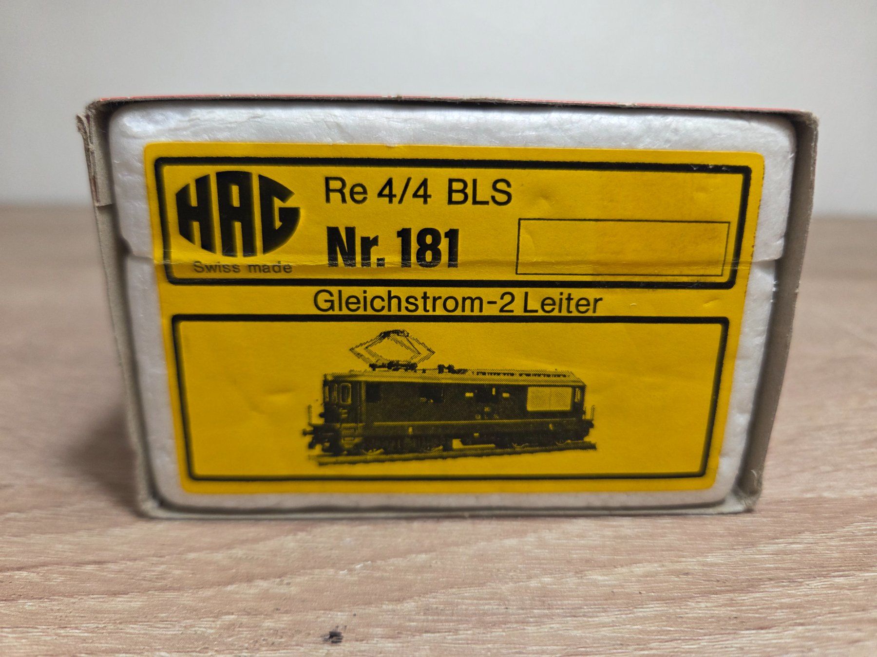 Hag Modellini di ferrovie: Hag 181 E-Lok Re 4/4 BLS H0 – Usato da St-Aubin-Sauges venduto da Lo_Go 6