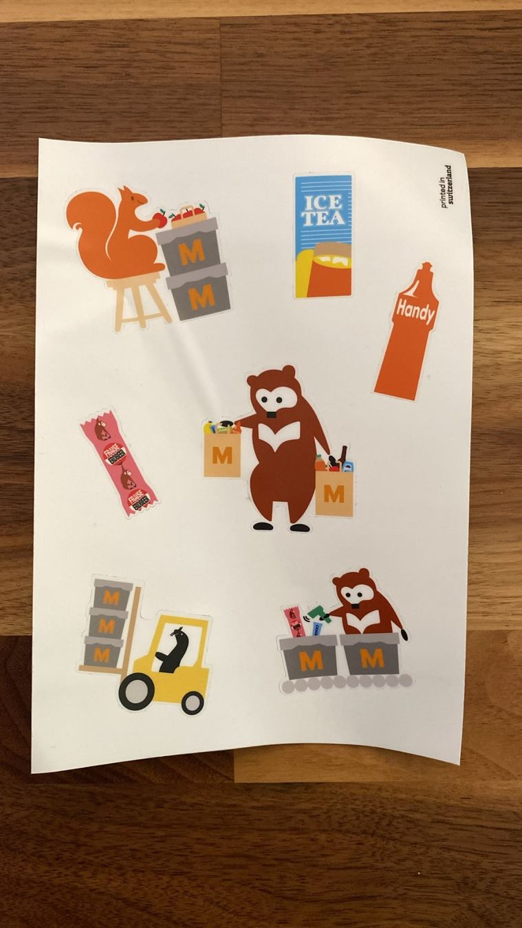 Migros Giocattoli: Migros Stickerbogen – Usato da Zürich venduto da luc_z8d5