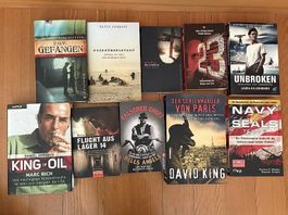 9 Bücher Erfahrungsberichte / Verbrechen