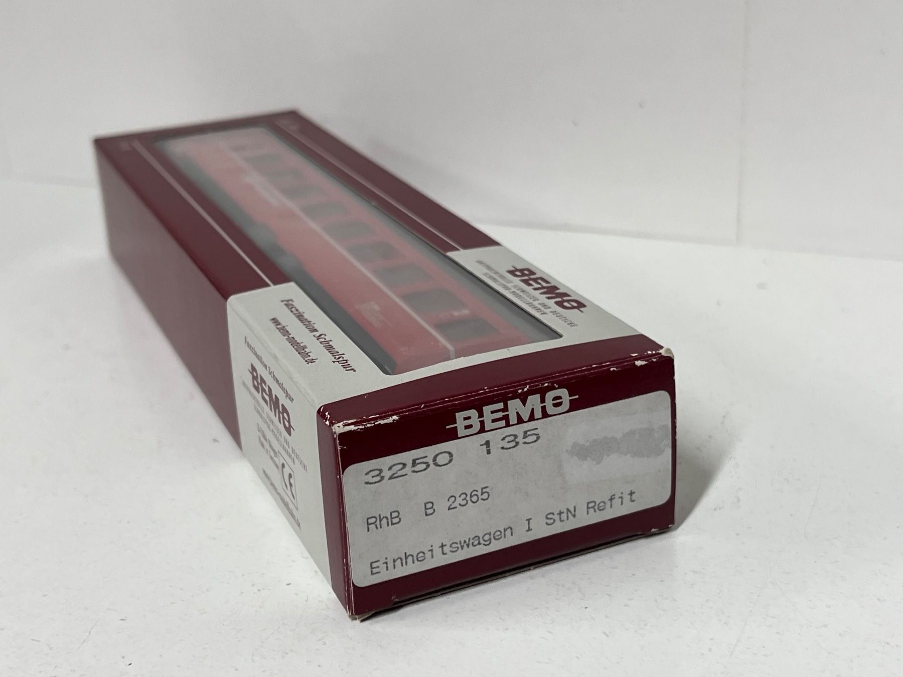 Bemo Modellini di ferrovie: Bemo 3250 135  RhB B 2365 Einheitswagen I StN Refit – Nuovo e nell'imballaggio originale da Neuenhof venduto da ludovicco 2